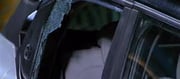 What happens when the ball breaks the glass of a car in IPL?