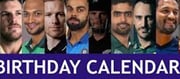 Which cricketer's birthday is on 27 November?