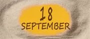 Who's birthday is on 18 September?