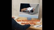 Turn YouTube Posts into Website Traffic! 💡 FREE Traffic from YouTube | #shorts
