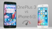 OnePlus 3 vs iPhone 6S Speedtest Comparison