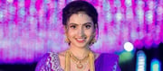 Deepika Pilli New Images In purple Half Saree