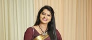 Rachitha Mahalakshmi Photos In Brown Saree