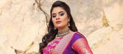 Sreemukhi Amazing New Clicks In Event In Pink Half Saree