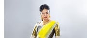 Sreemukhi Images In Half Saree