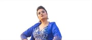 Sreemukhi New Photos In Blue Frock