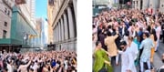 A Grand Indian Wedding Procession Shuts Down New York's Iconic Wall Street