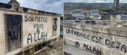 Christian Cemetery Vandalized and Covered In Islamist Graffiti With Phrases 'Submit to Allah' and 'France Belongs to Allah'