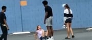 Illegal Immigrant Black Guy Slaps and Beats European Woman On Broad Daylight