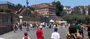 Illegal Immigrants Turmoil Outside The Colosseum In Rome - Tourists Shocked