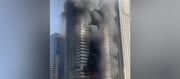 India Can Never Save Citizens Like This - 4000 Residents Saved From 67 Storey Building In Dubai Fire Accident