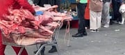 London - An Unconventional Meat Transportation Sparks Debate