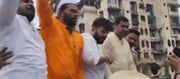 MNS workers took out a rally and raised slogans!