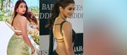 Pooja Hegde In Saree and The Back Pose - Netizens Praise Her Hotness