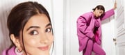 Pooja Hegde Looks Elegant In A Pink Co-Ord Outfit