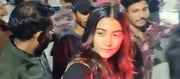 Pooja Hegde Spotted At Saradhi Studios For Look Test