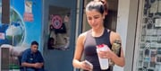 Samantha Oozes Oomph In Tight Gym Dress - VIDEO