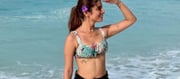 Young Heroine Shines In Bikini In Beach Waters