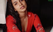 Hot Cleavage Revealing Photos of Sanchana Natarajan