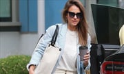 Jessica Alba caught by Paparazzi outside her home in Los Angeles