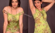 Kajal Aggarwal has posed Sensuous for a Photoshoot Stills
