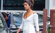 Priyanka Chopra In A Hot White Frock In The Street Of New York