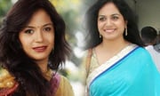 Singer Sunitha Hot in Saree Images