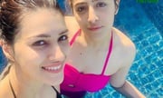 Kriti Sanon and Sister Nupur Sanon Hot Photos while Enjoying Holiday
