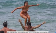 Nina Dobrev Exposing in Bikini and enjoying with Boyfriend Grant Mellon in beach Set 2