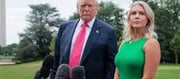 What did Trump say in praise of the White House press secretary?