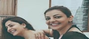 Kajal Aggarwal swimming photos
