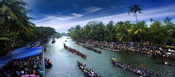 Onam: Vallam Kali The world-famous Snake Boat race