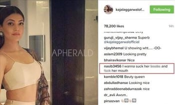 350px x 210px - Kajal Aggarwal Instagram flooded with Sexual and Vulgar comments