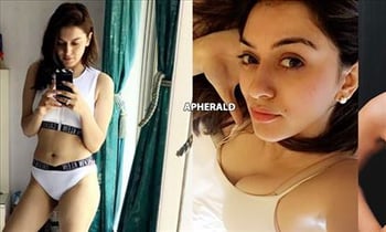 Hansika acts like a soft porn actress