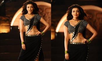 Ladies Saree Kajal Sexy Video Telugu - 5 Seducing and Tempting Photos of KAJAL AGGARWAL from Pakka Local song