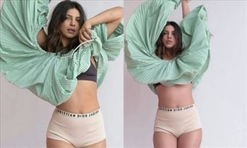 Priyanka Chopra poses in a Brassiere and under wear for a Photo shoot - 10  Photos Inside