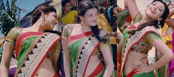 Kajal Aggarwal Nagi Sexy Video - Kajal Aggarwal shares her hot photo in half saree and makes fans go gaga