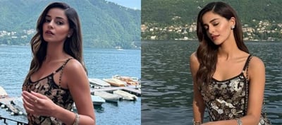 Ananya Panday Sizzles in a Gorgeous mini-dress with a 5 lakh Worth Chanel Bag