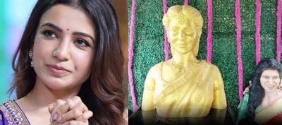 Andhra Guy Builds Temple For Samantha - Does Pooja and Worship Her