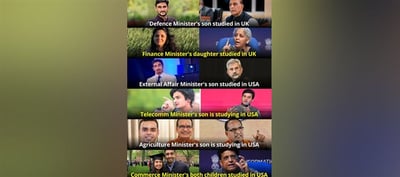 Hypocrisy Exposes BJP's Elitist Mindset - Their Own Children Get Global Opportunities While Common Man's Children Are Left Behind