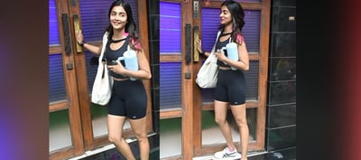 Pooja Hegde Spotted In Hot Gym Dress In Mumbai