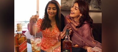 SHAME - Pooja Hegde and Kajal Aggarwal Promoting Whiskey