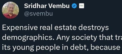 Vembu’s Remark Exposes India’s Middle-Class Burnout Crisis