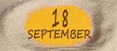 Who's birthday is on 18 September?