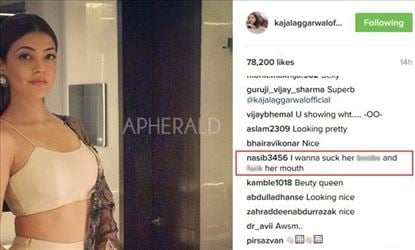 Kajal Aggarwal Instagram flooded with Sexual and Vulgar com
