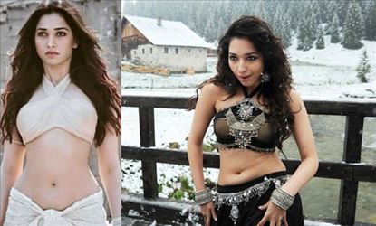 Tamanna Kajal Sex Videos - When Tamanna exposes her Sex Appeal by exposing her assets for a Shopping  Mall Advertisement - 18 Photos Inside