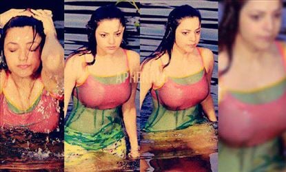 415px x 250px - Kajal Aggarwal made a huge scene while directing a Wet and