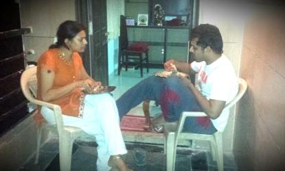 Geeta Madhuri not allowing husband into House