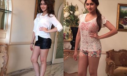 Sayyeshaa goes for a Dinner with her Director - Photos Proo