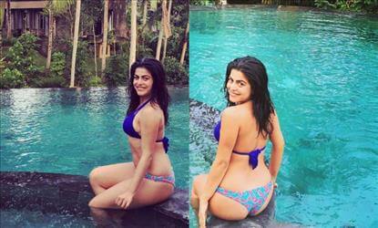 Delhi Belly actress Shenaz Treasury poses in REAL BIKINI